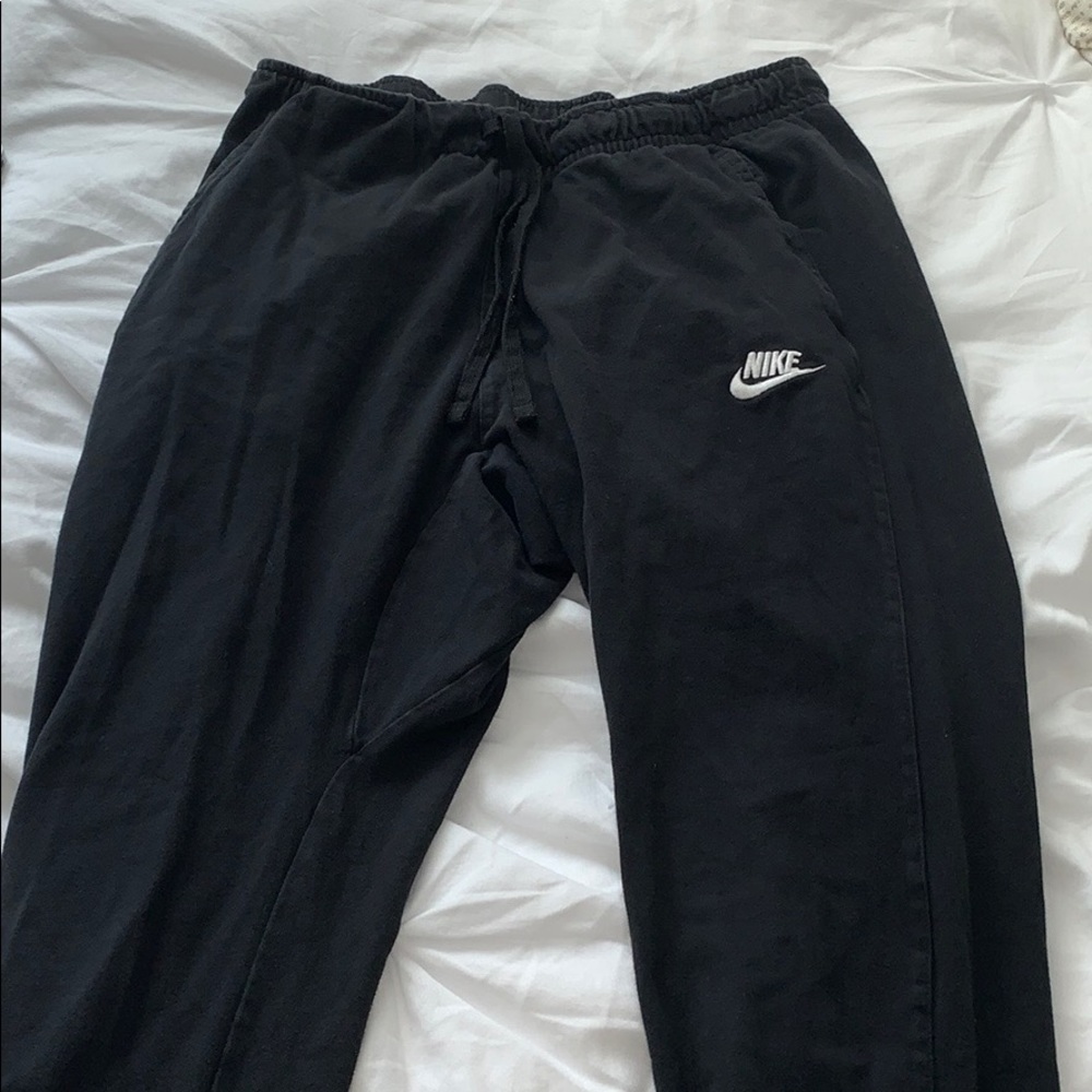 black joggers